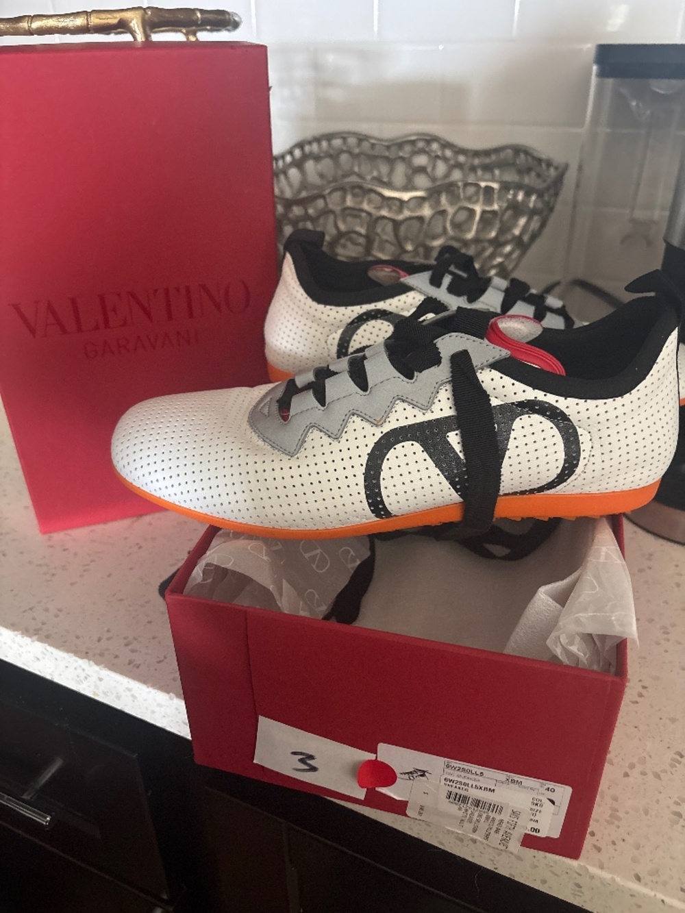 Valentino lace up sneakers